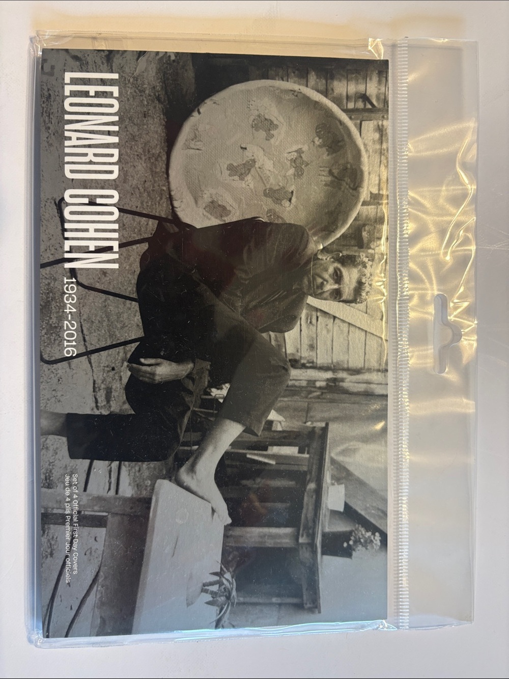Canada Post Leonard Cohen (1934–2016) Official First Day Covers 4-Pack